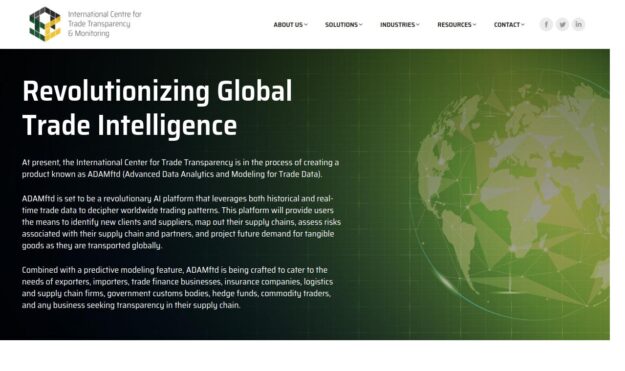 The International Center for Trade Transparency Launches New Website The International Center for Trade Transparency Launches New Website