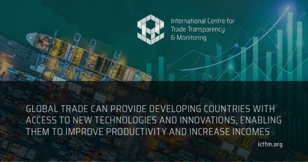 Aerial view of a busy cargo port with ships and containers; global trade and economic growth. - Supply Chain Transparency