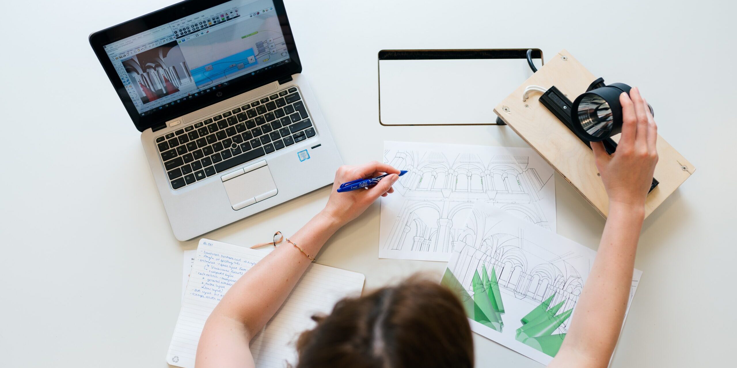 The Role of Technology in Combating Supply Chain Fraud Woman working on architectural design using laptop and 3D model. - Supply Chain Transparency