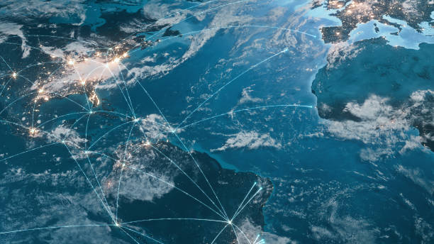 E-commerce and Cross-Border Trade: Challenges and Opportunities Global network connecting countries, illustrating opportunities in e-commerce and cross-border trade. - Supply Chain Transparency