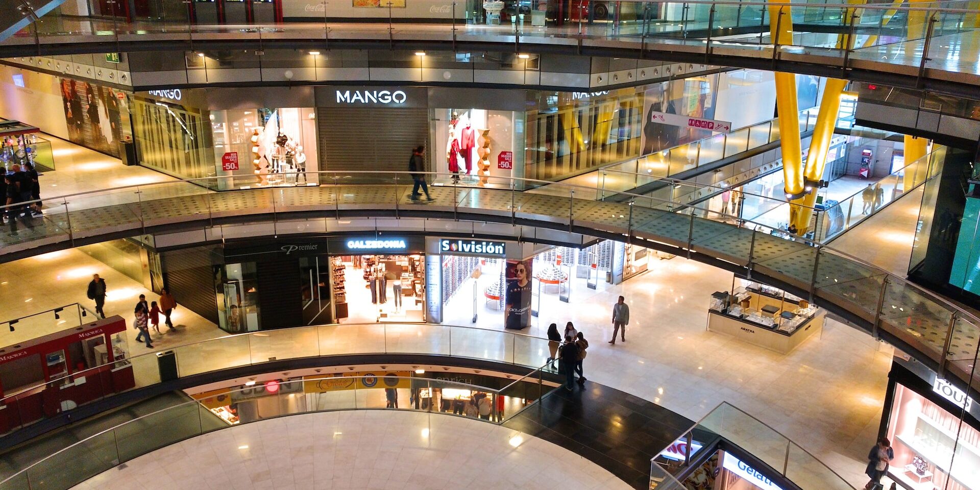 Reverse Logistics: The Overlooked Aspect of Supply Chains Modern shopping mall interior with multiple levels and various retail stores. - Supply Chain Transparency