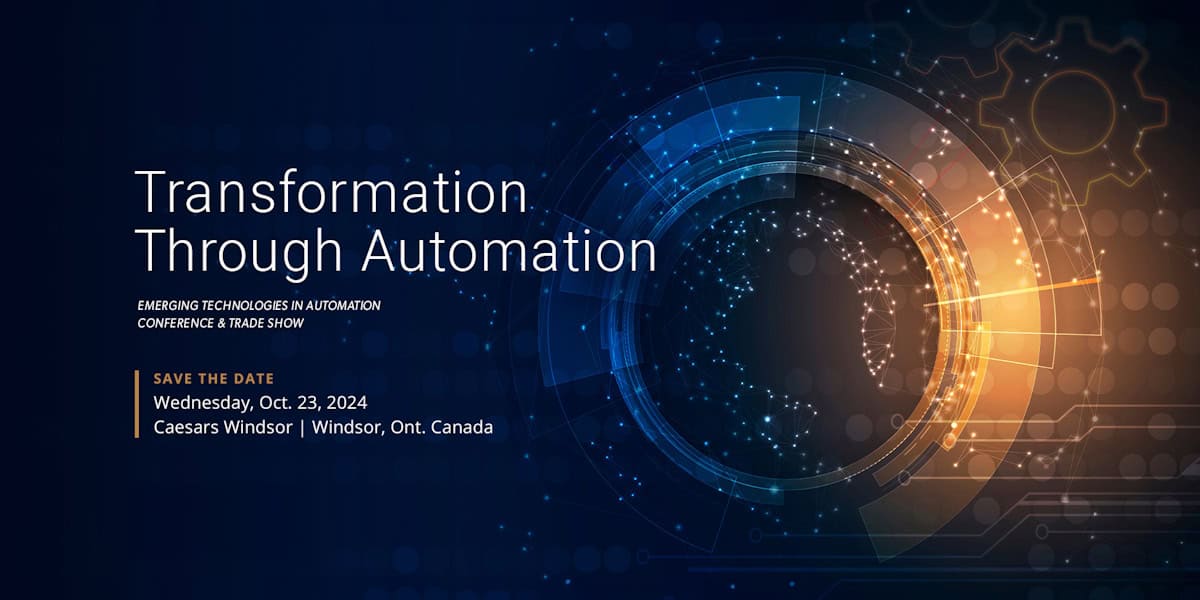 ETA 2024 Transformation Through Automation conference announcement: Oct 23, 2024, Caesars Windsor - Supply Chain Transparency