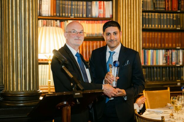 Interconnected Economies Celebrated at Pall Mall Gala Dr. Al Mehairbi was honored with two prestigious awards, presented by H.E. Sven Jurgenson