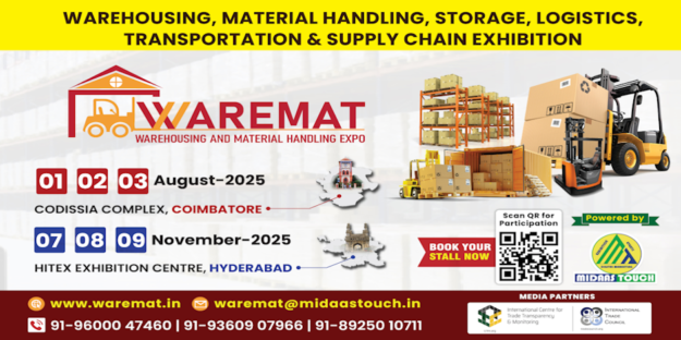 WAREMAT 2025 WAREMAT 2025 expo: Warehousing, material handling, logistics, and supply chain exhibition dates and locations. - Supply Chain Transparency