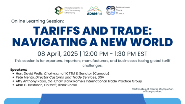 Tariffs and Trade: Navigating a New World (12pm EST)