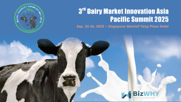 3rd Dairy Market Innovation Asia Pacific Summit_2025 3rd Dairy Market Innovation Asia Pacific Summit 2025 in Singapore. Cow and milk splash. - Supply Chain Transparency