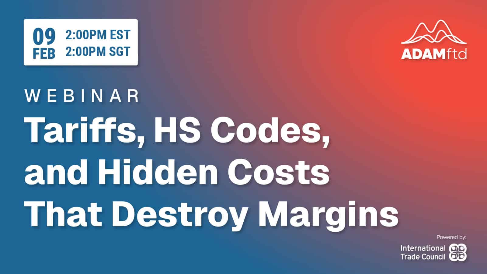 Webinar: Tariffs, HS Codes, and Hidden Costs That Affect Margins ...